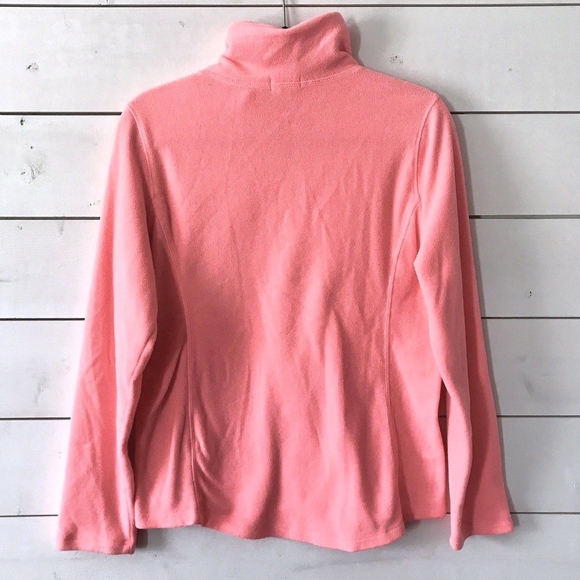 Old Navy Pink 1/2 Zip Fleece Pullover Jacket - Picture 6 of 6
